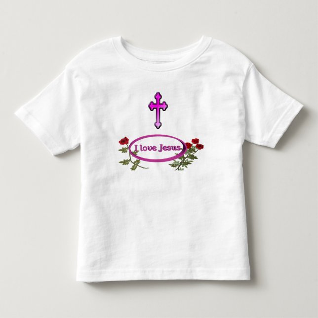 I kärlek Jesus kläder T Shirt (Framsida)