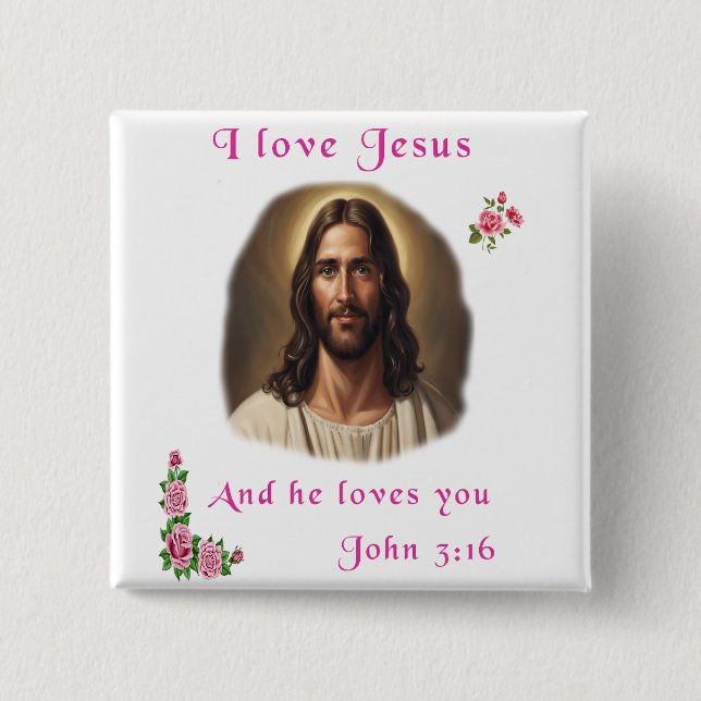 I kärlek Jesus Knapp (Framsida)