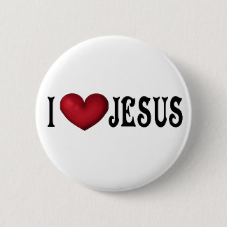 I Kärlek Jesus-knapp Knapp