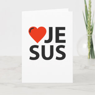 I Kärlek Jesus Kort