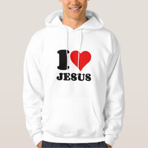 i kärlek Jesus, kristna citat Hoodie