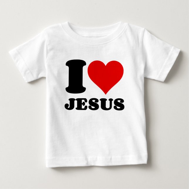 i kärlek Jesus, kristna citat T Shirt (Framsida)