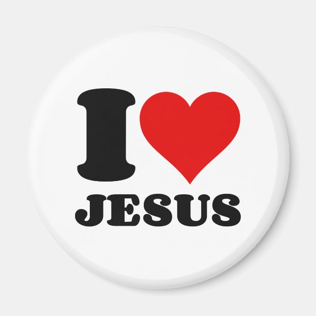 I KÄRLEK JESUS MAGNET (Framsidan)