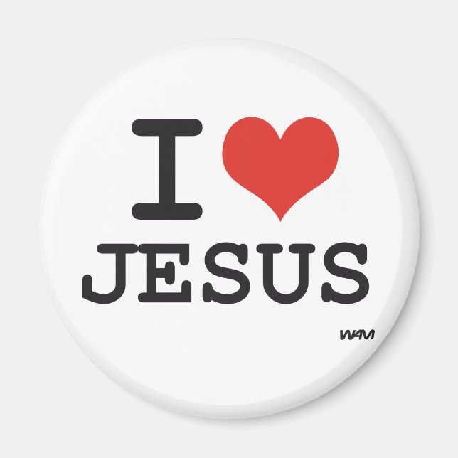 I kärlek Jesus Magnet (Framsidan)