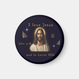 I kärlek Jesus Magnet