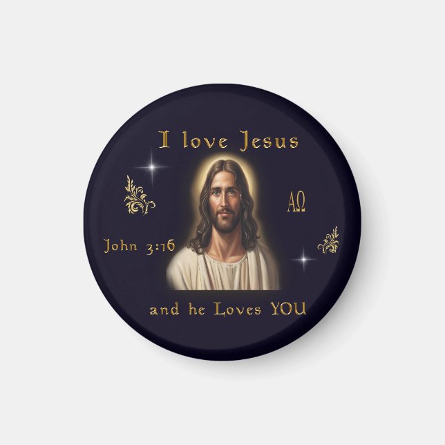 I kärlek Jesus Magnet (Framsidan)