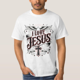 I kärlek Jesus manar skjorta T Shirt