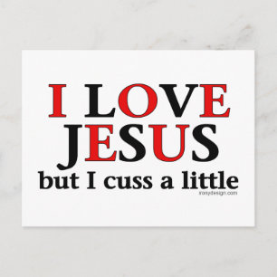I Kärlek Jesus [men jag skämtar lite] Vykort