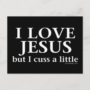 I Kärlek Jesus [men jag skämtar lite] Vykort