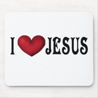 I Kärlek Jesus Mousepad Musmatta