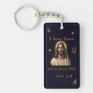 I kärlek Jesus Nyckelring