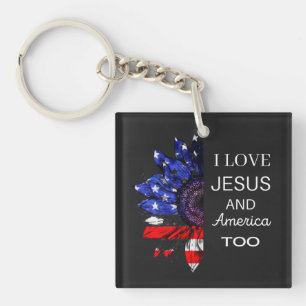 I Kärlek Jesus och Amerika också,4 juli T-Shirt