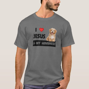 I Kärlek Jesus och min havsegrande Hund Pappa Pet T Shirt