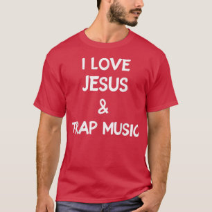 I Kärlek Jesus och svällning Music, Hip hop älskar T Shirt