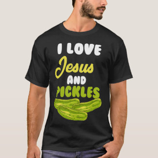 I Kärlek Jesus Pickles Religiösa 1 T Shirt