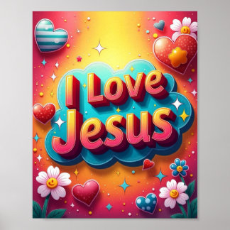 I kärlek Jesus Poster
