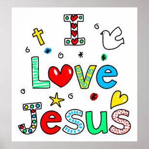 I Kärlek Jesus Poster