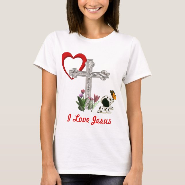 I kärlek Jesus T Shirt (Framsida)