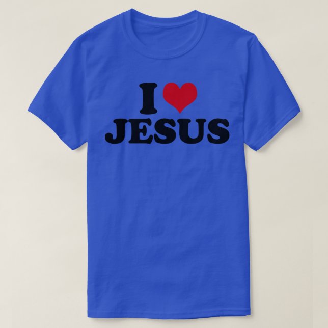 I Kärlek Jesus T Shirt (Design framsida)