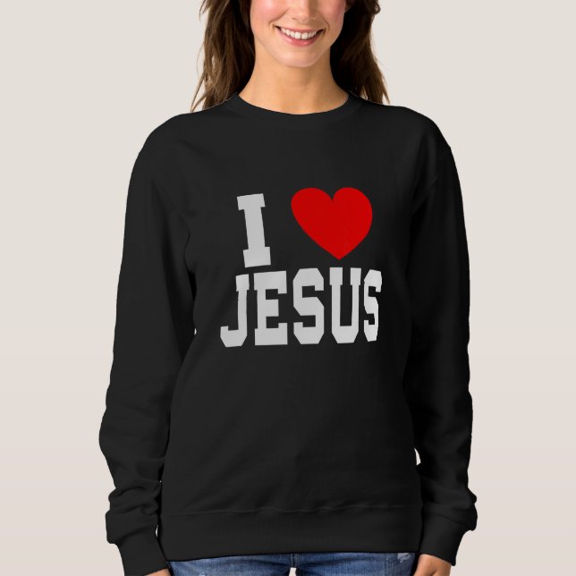I Kärlek Jesus T Shirt (Framsida)