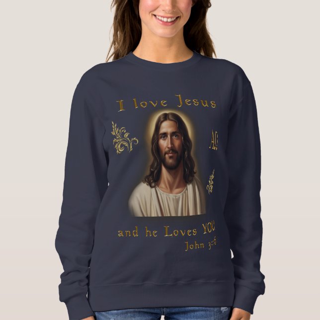 I kärlek Jesus T Shirt (Framsida)
