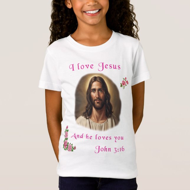 I kärlek Jesus T Shirt (Framsida)