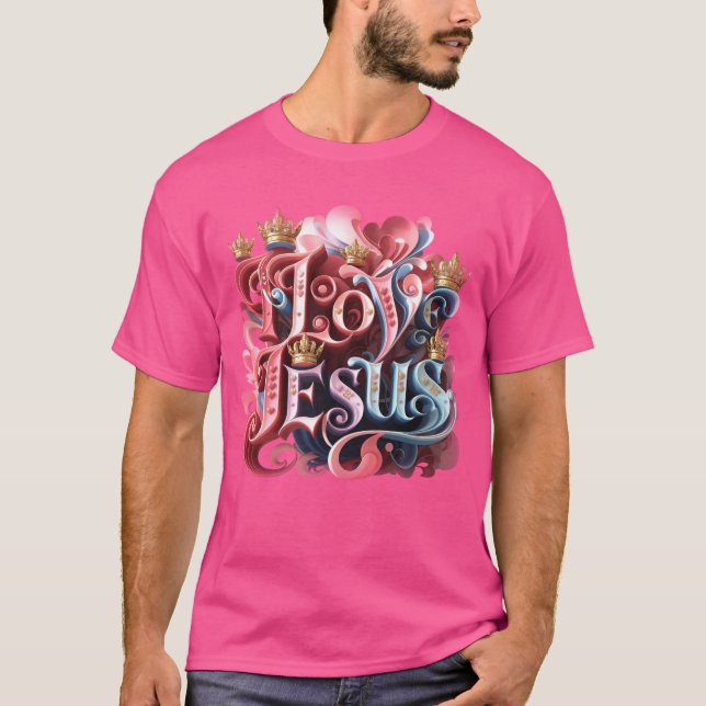 I KÄRLEK JESUS T SHIRT (Framsida)
