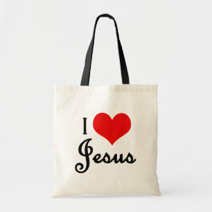 I kärlek jesus till påsen tygkasse
