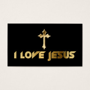 I kärlek Jesus Visitkort