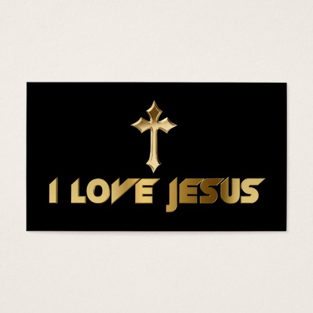 I kärlek Jesus Visitkort (Framsidan)