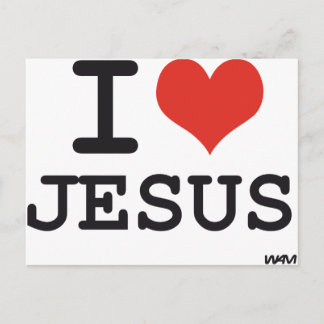I kärlek Jesus Vykort