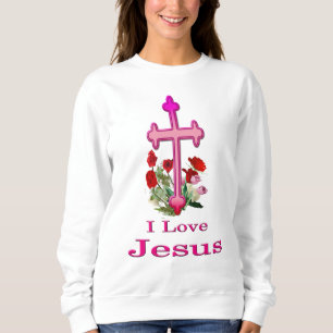 I kärlek Jesus Womans Christian-kläder T Shirt