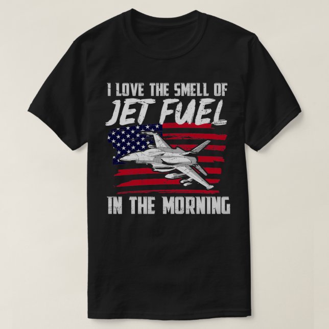 I Kärlek, Jet-bränslet på morgonen T Shirt (Design framsida)