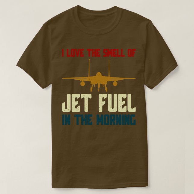 I Kärlek, Jet bränslets salong på morgonen F14 Fi T Shirt (Design framsida)