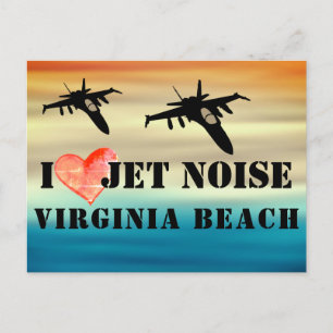 I Kärlek Jet Noise Virginia Beach Vykort