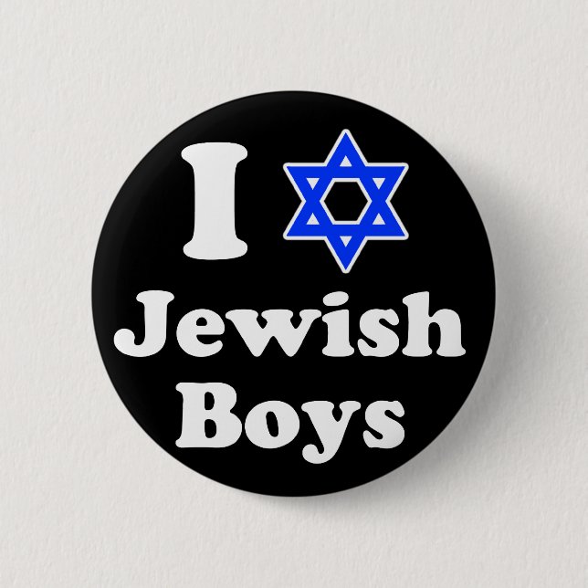 I Kärlek Jewish Boys Knapp (Framsida)