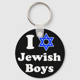 I Kärlek Jewish Boys Nyckelring