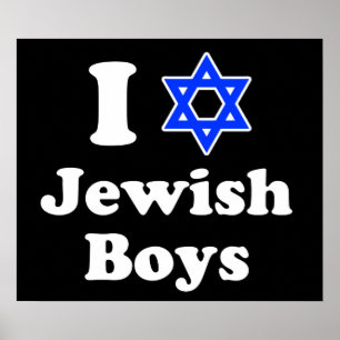I Kärlek Jewish Boys Poster