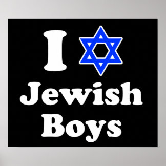 I Kärlek Jewish Boys Poster