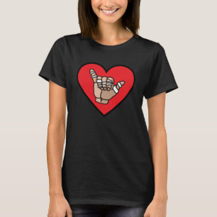 I kärlek Jiu Jitsu BJJ Brazilian Jiu Jitsu Heart V T Shirt