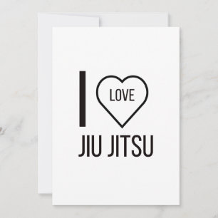 I KÄRLEK JIU JITSU JULKORT