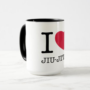 I KÄRLEK JIU JITSU MUGG