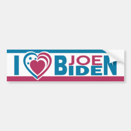 I Kärlek Joe Biden Bildekal