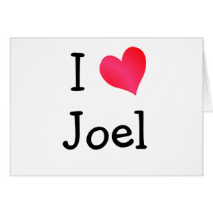 I Kärlek Joel Hälsningskort