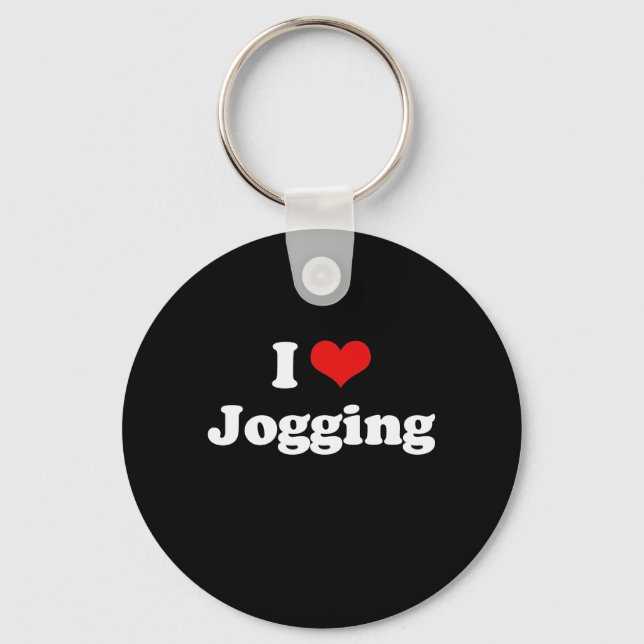 I Kärlek Jogger Tshirt Nyckelring (Framsida)