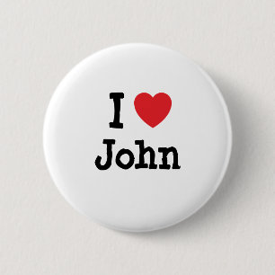 I kärlek John eart T-Shirt Knapp