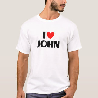 I Kärlek John - jag Heart John T Shirt