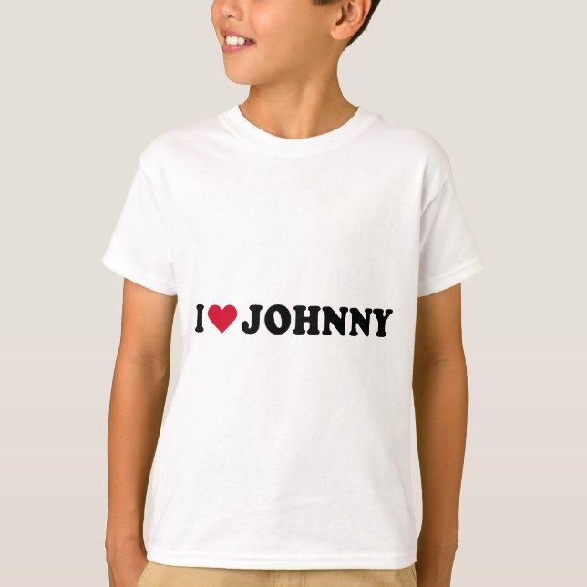 I KÄRLEK JOHNNY T SHIRT (Framsida)