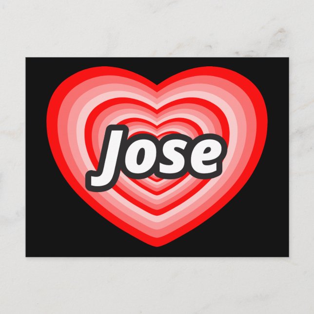 I kärlek Jose Vykort (Framsida)