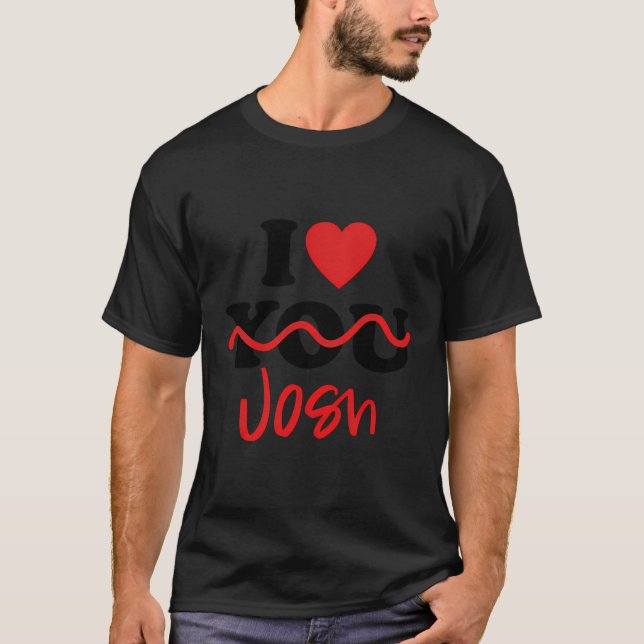 I Kärlek Josh T Shirt (Framsida)